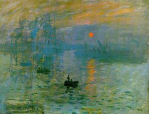 MONET. Impression, soleil levant. Óleo sobre lienzo, 48 x 63 c. Museo Marmottan_Monet, Paris.